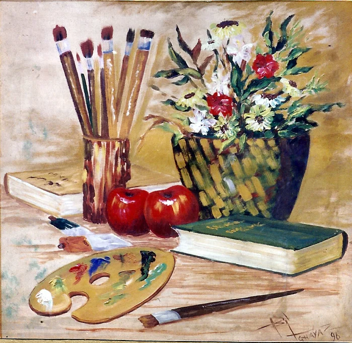 Creative mixed media artwork by Asif Ghayaz